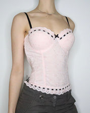 Eyelet Lace Bustier (Large)
