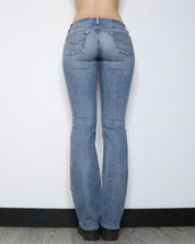 Low Rise Flare Jeans (Small) 