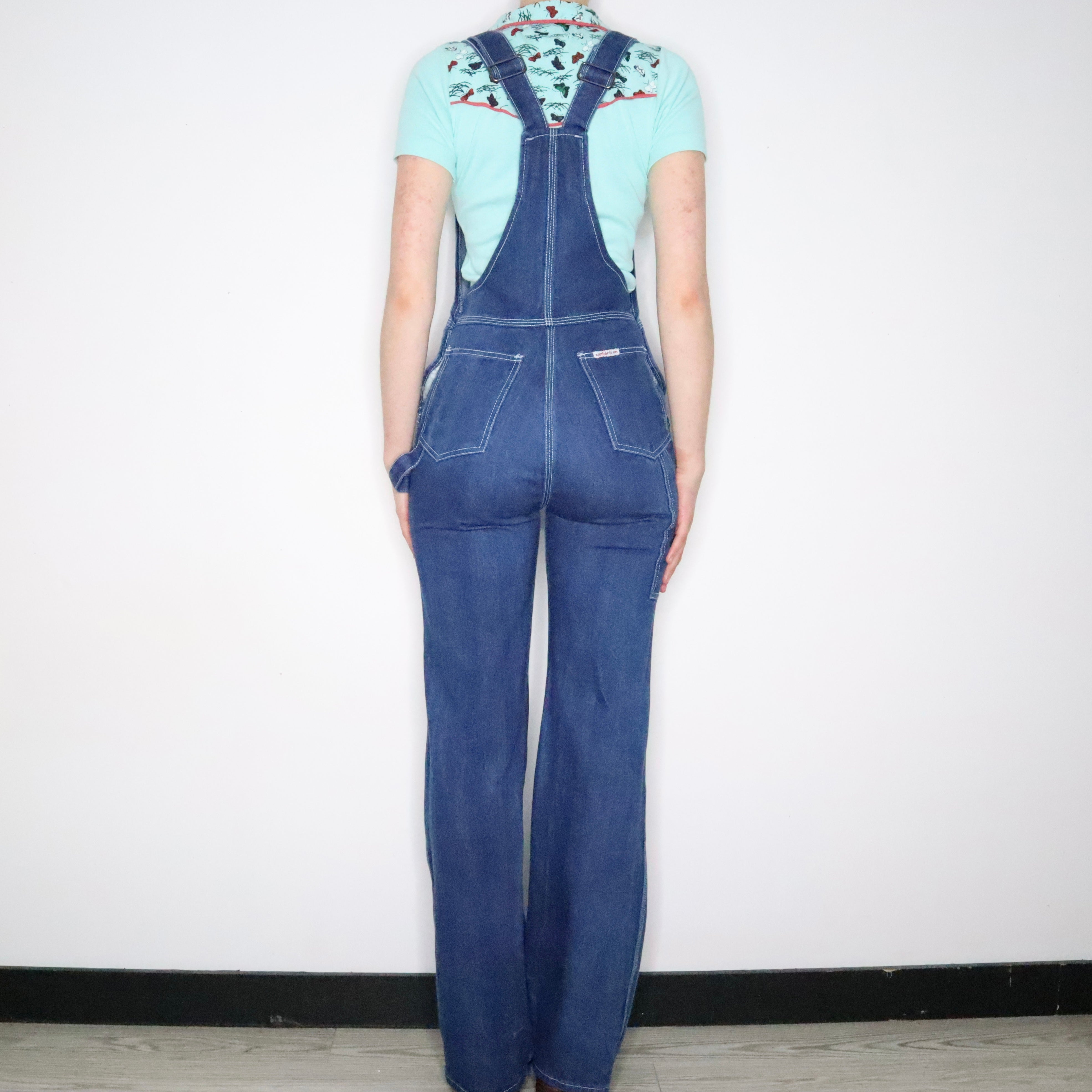 Rare Carhartt Denim Overalls (S-M)