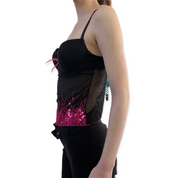 Sequin corset
