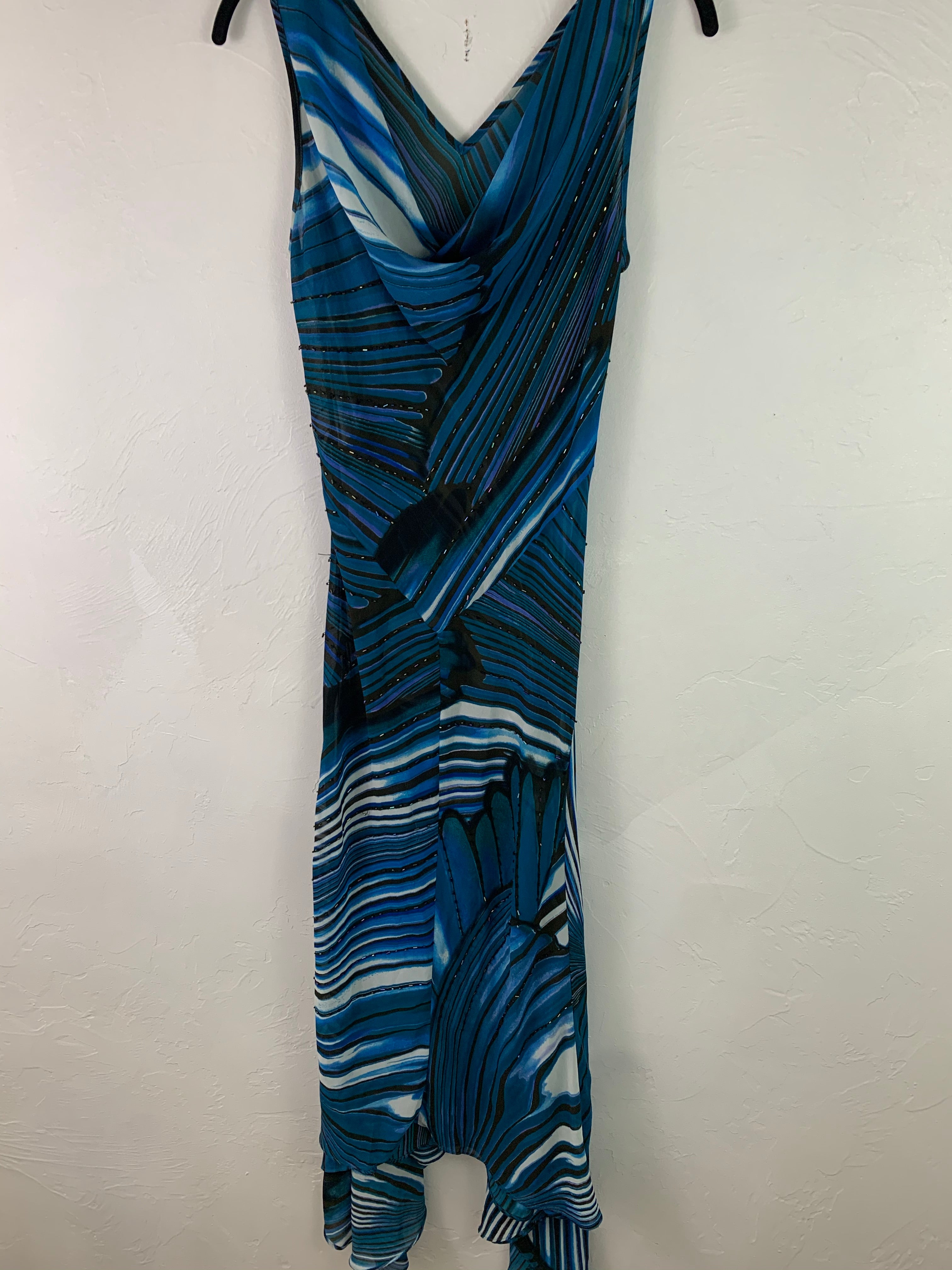 Aqua stretchy maxi