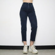 Guess Navy High Waisted Jeans (Small)