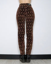 Versace Velvet Giraffe Pants (Small) 