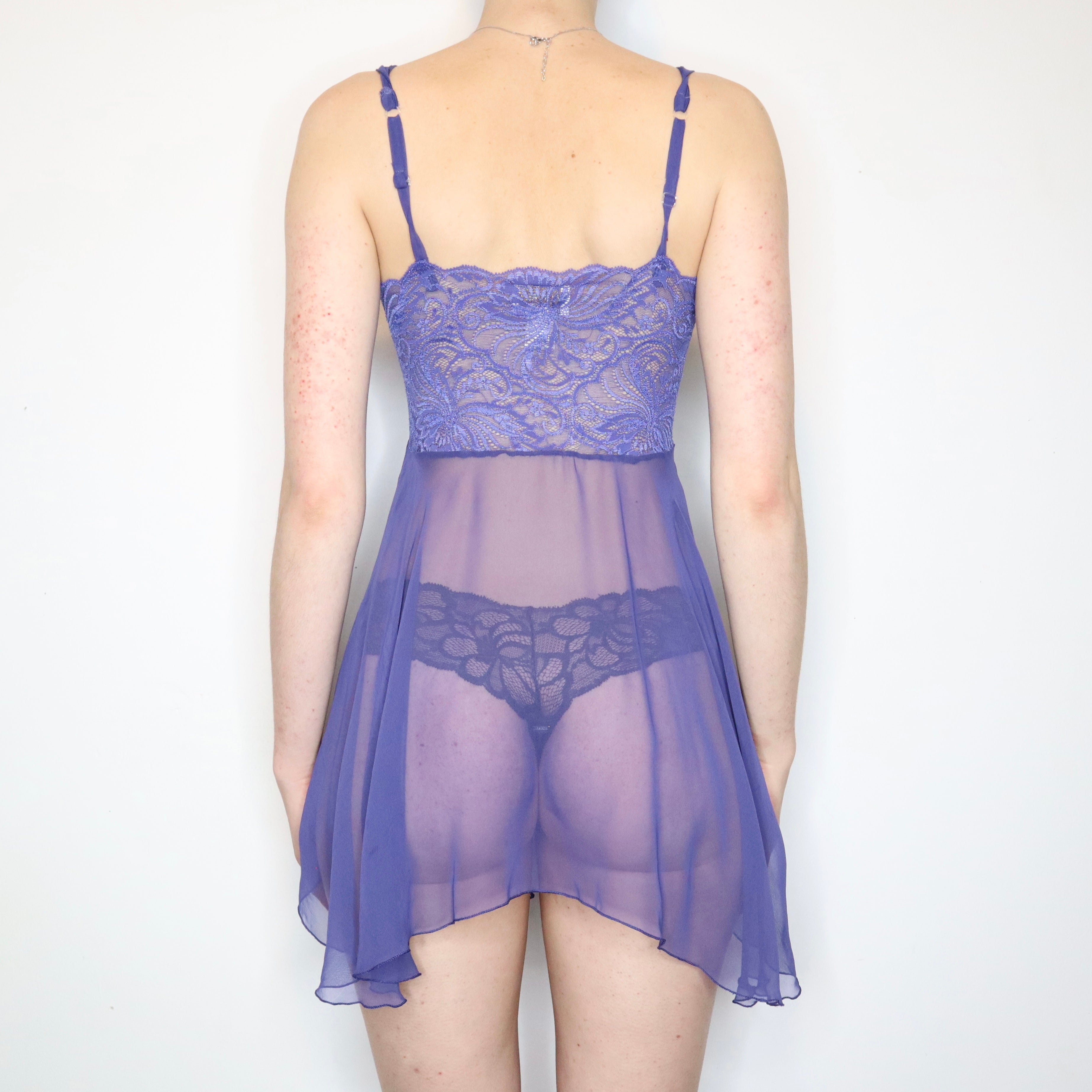 Blue Fairy Babydoll Slip (S-M)