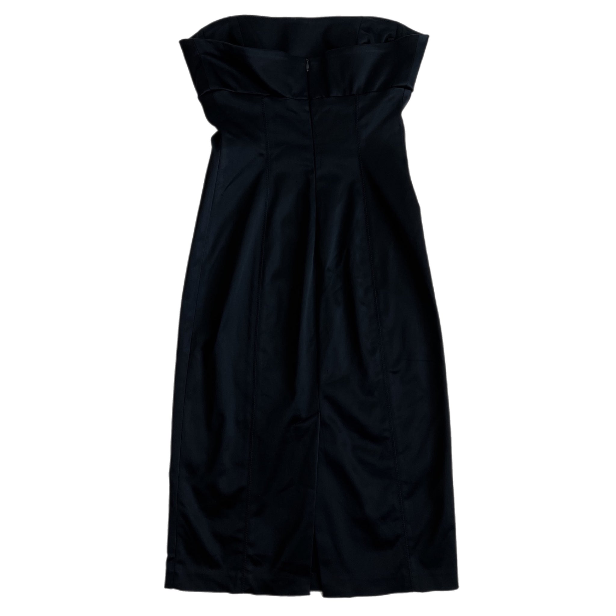 Y2K Bebe satin tube dress