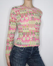 Mesh Flower Power Long Sleeve (M-L) 