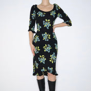 Betsey Johnson Blueberry Midi Dress (S-M)