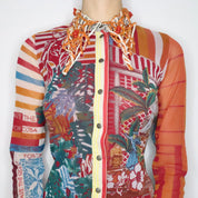 Crazy Save the Queen Blouse (S-M)