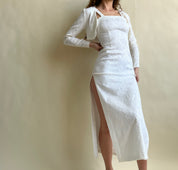 Vintage white bolero + dress set