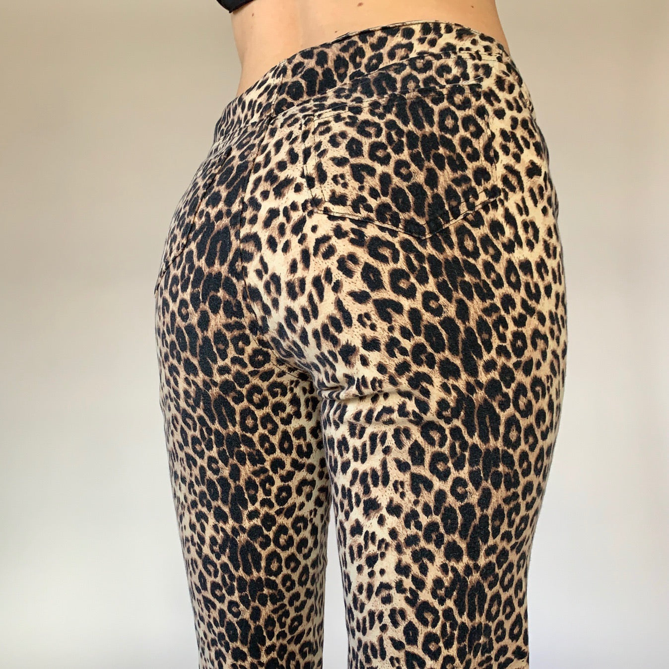 Vintage 1990s Cheetah Pants