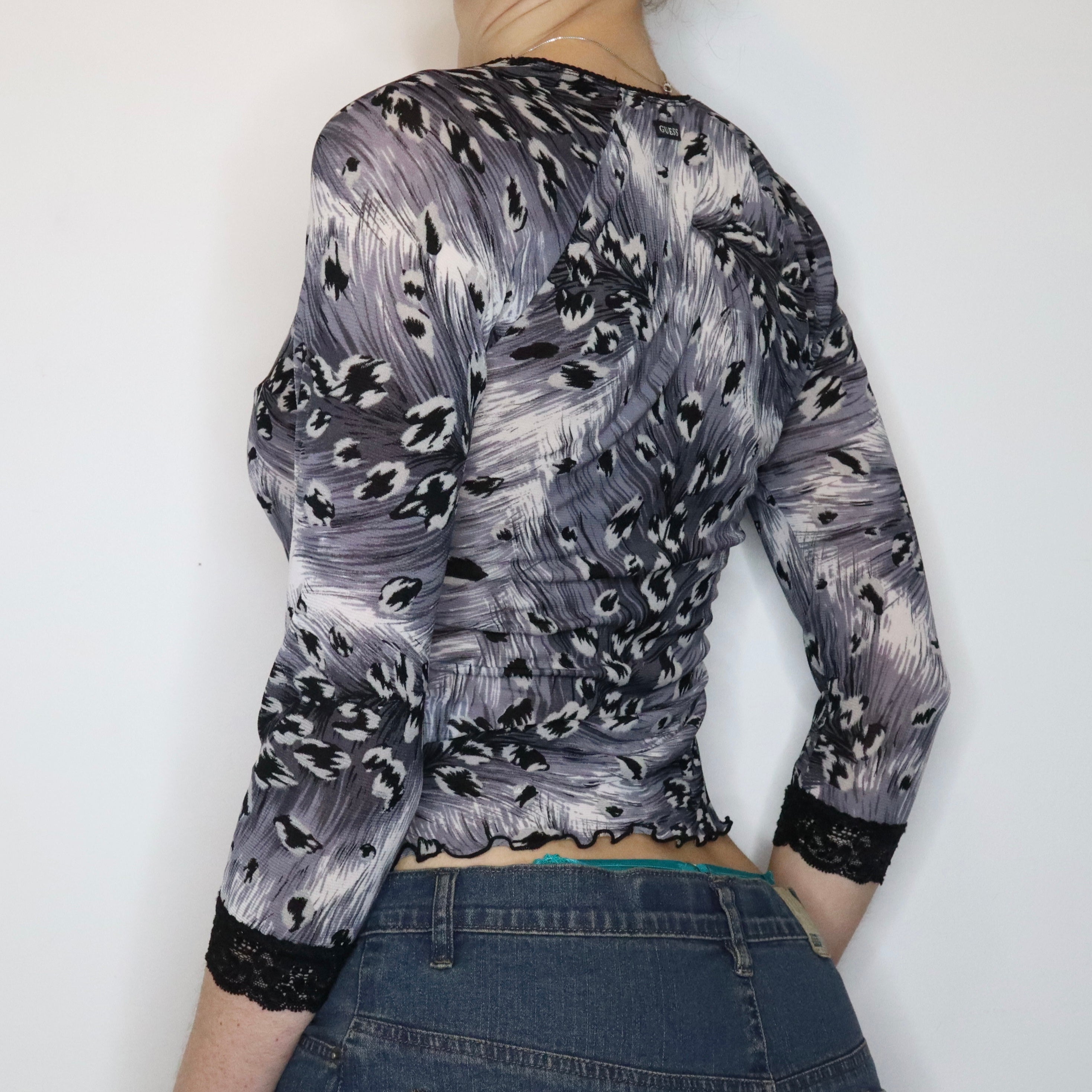 Guess Mesh Blouse (S-M)