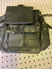 Leather backpack