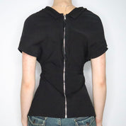 Rick Owens Black Structured Top (Medium)