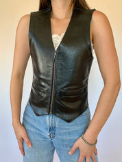 Vintage Leather Vest