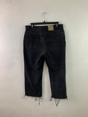 Lee cut off black jeans