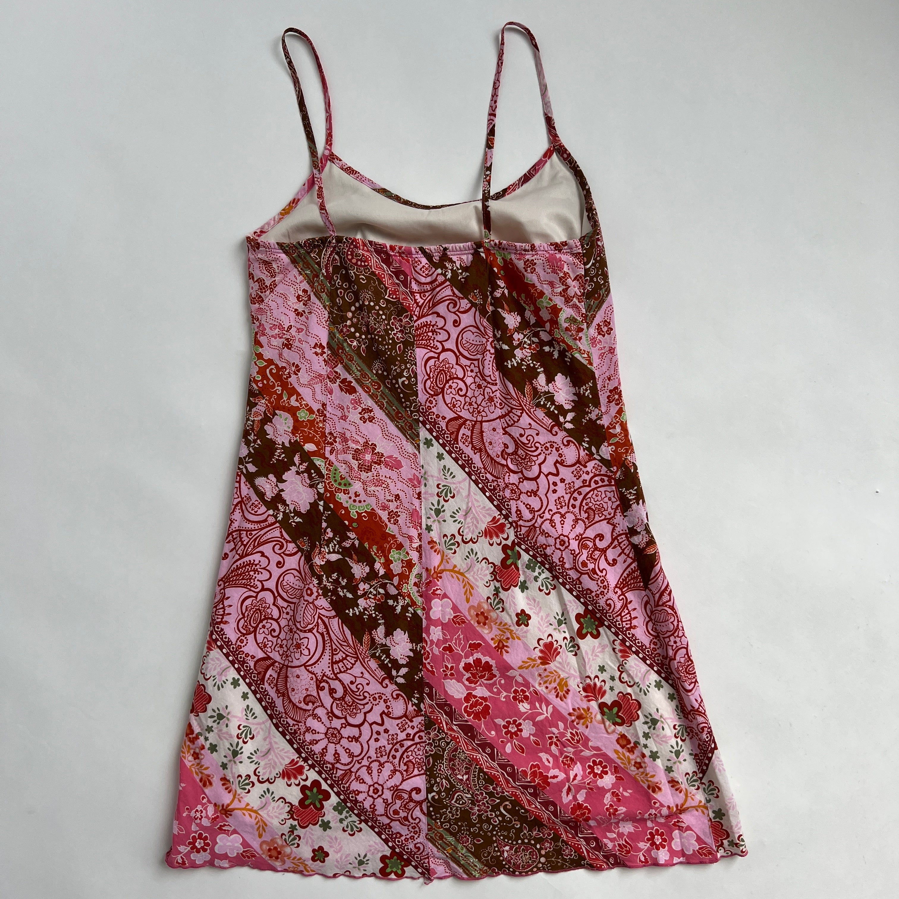 00s paisley print cami dress