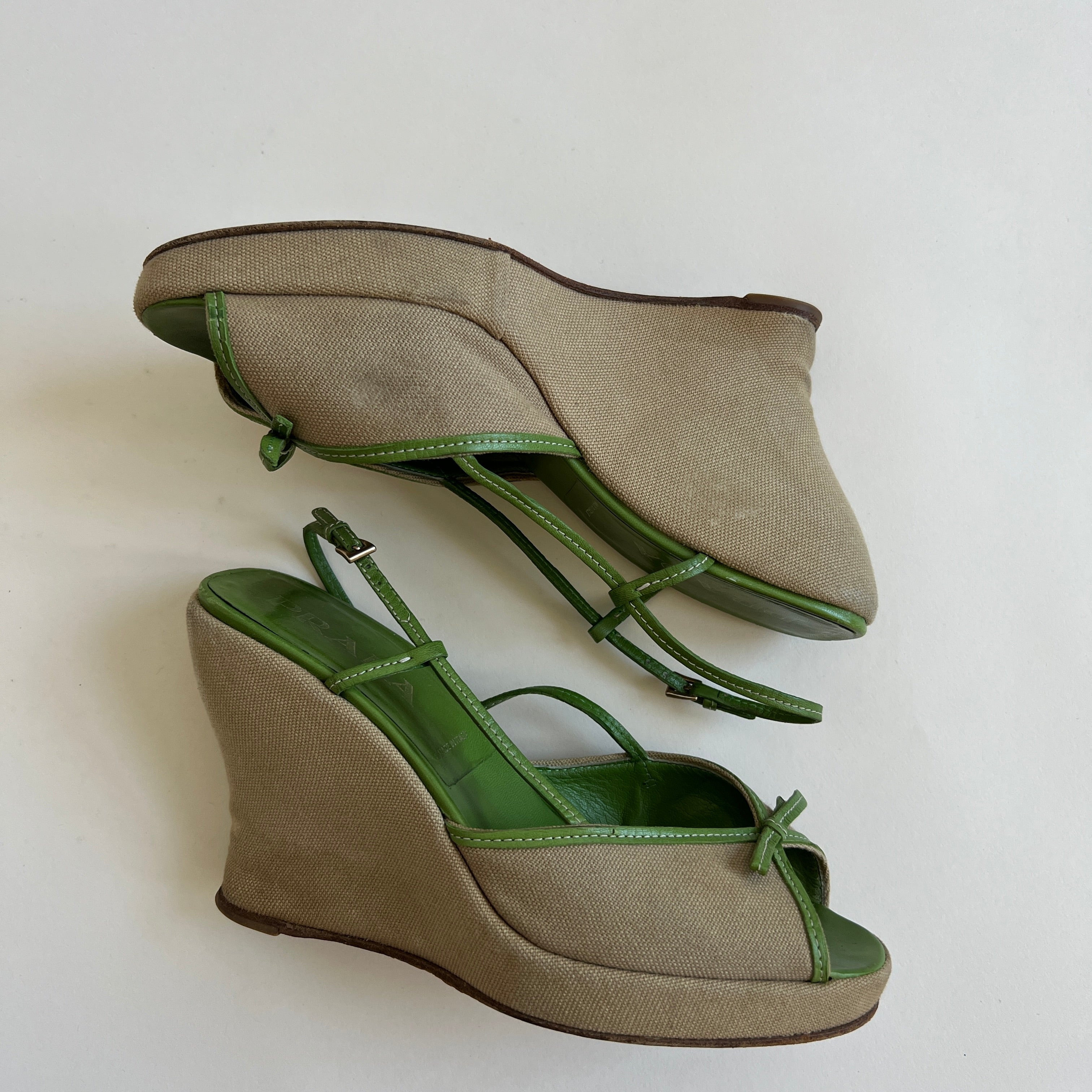 00s Prada wedges sz 7.5