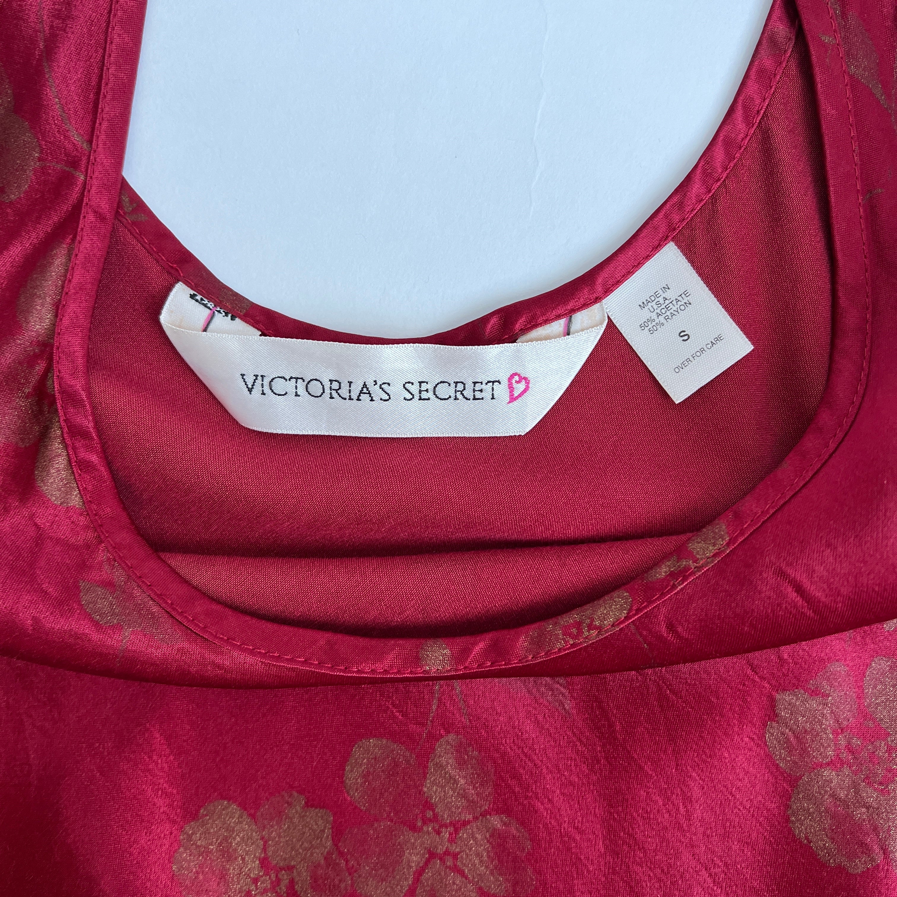 Vintage satin tank L / XL