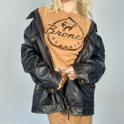 Vintage Style Leather Jacket