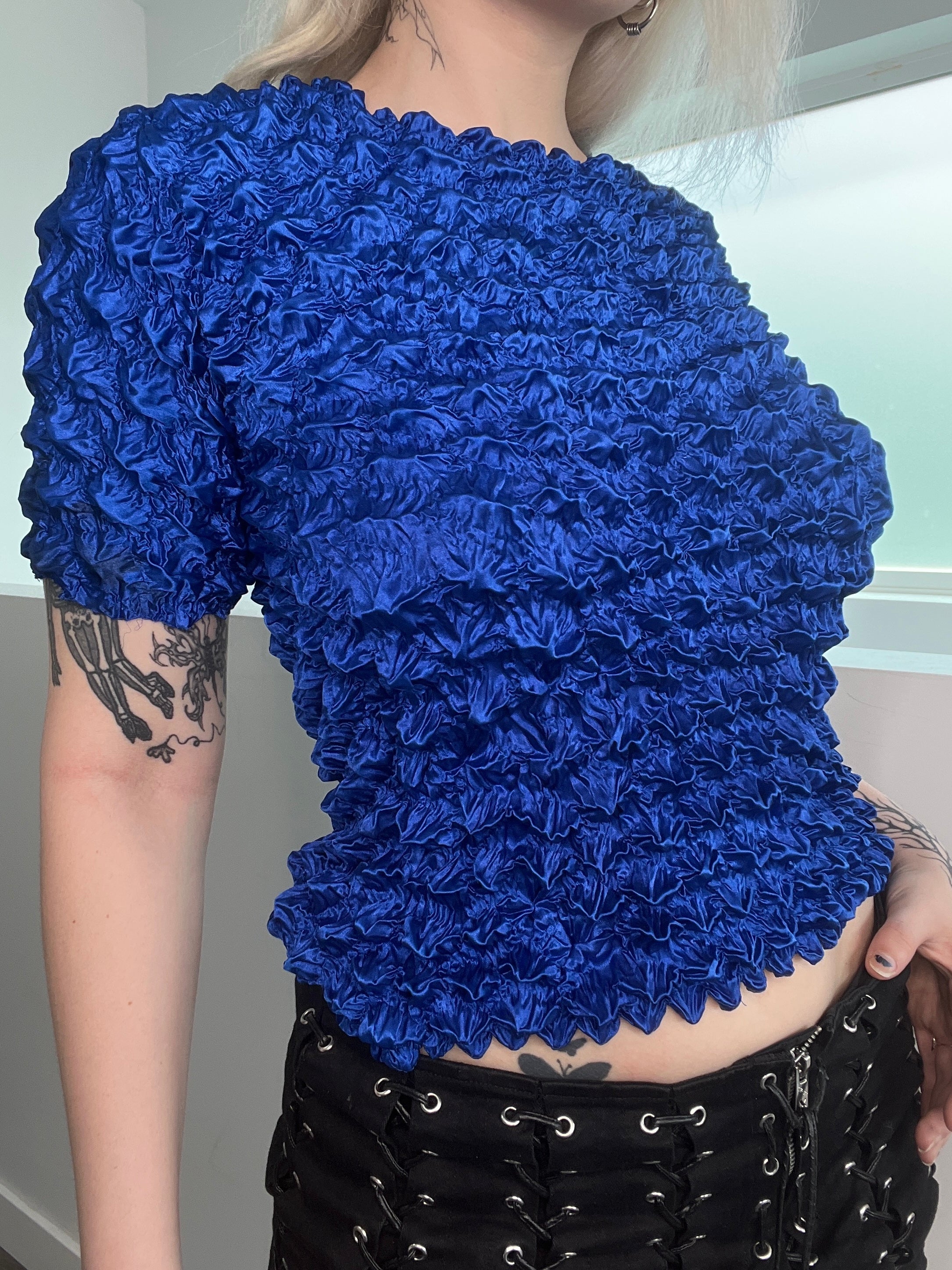 Shortsleeve Popcorn Top