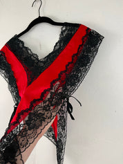 Dainty ruby lingerie top