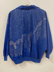 Blue Icicle Collar Top