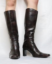 Brown Knee High Boots (8-8.5 US/40 EU)