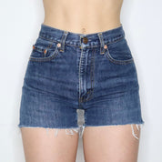 90s LEVI'S High Waisted Denim Shorts (S)
