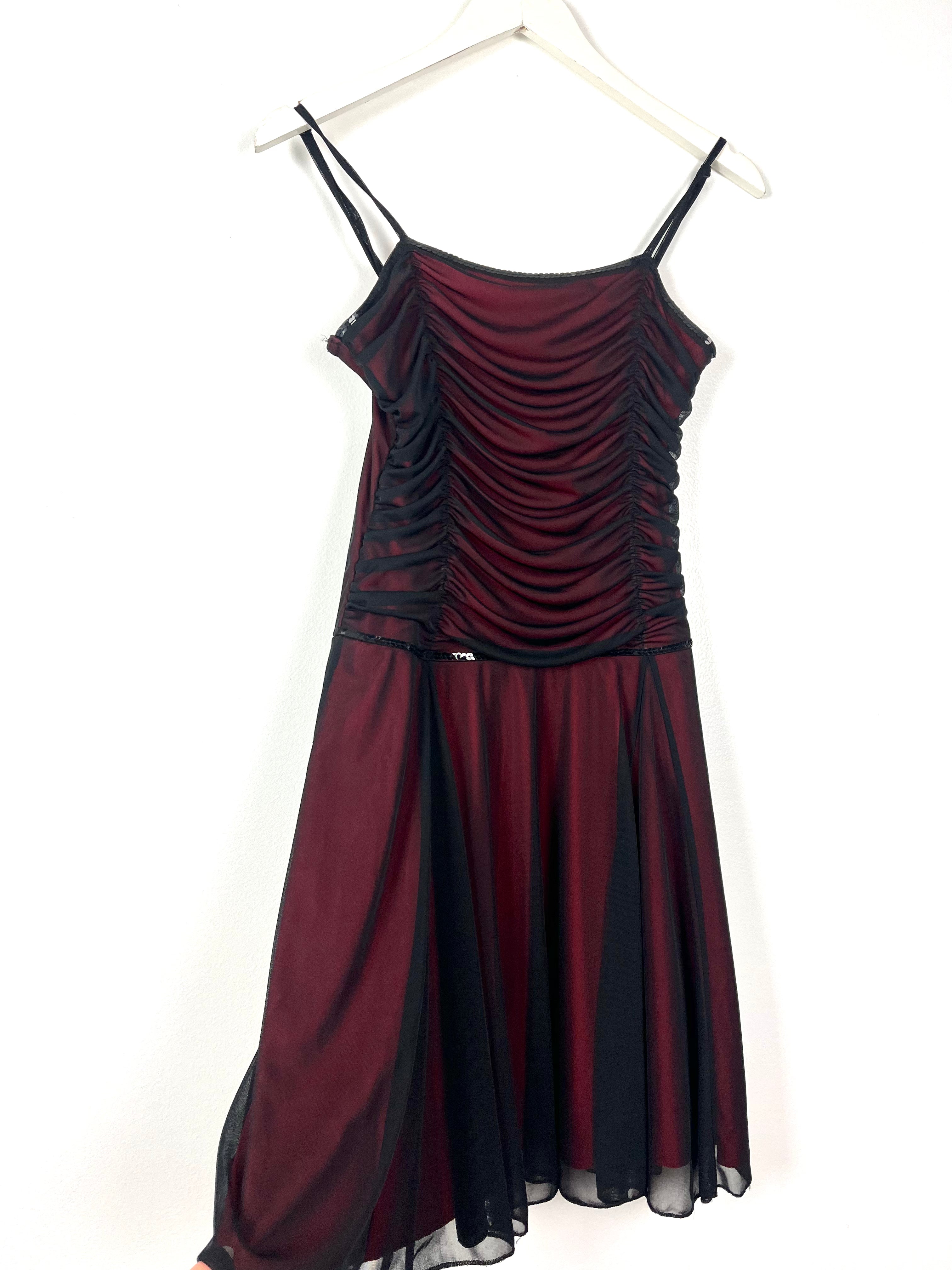 Red & black mesh mini - small