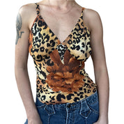 90s deadstock cheetah cami