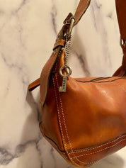 Vintage fossil leather purse