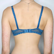 French Teal Lace Bra (34D)