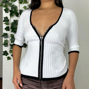 90s ribbed knit