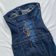 Baby Phat denim tube dress