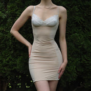 Beige Shapewear Dress (XS-S)