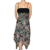 Paisley midi dress