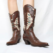 90s Butterfly Cowboy Boots (6)