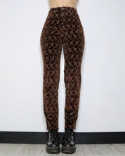 Versace Velvet Giraffe Pants (Small) 