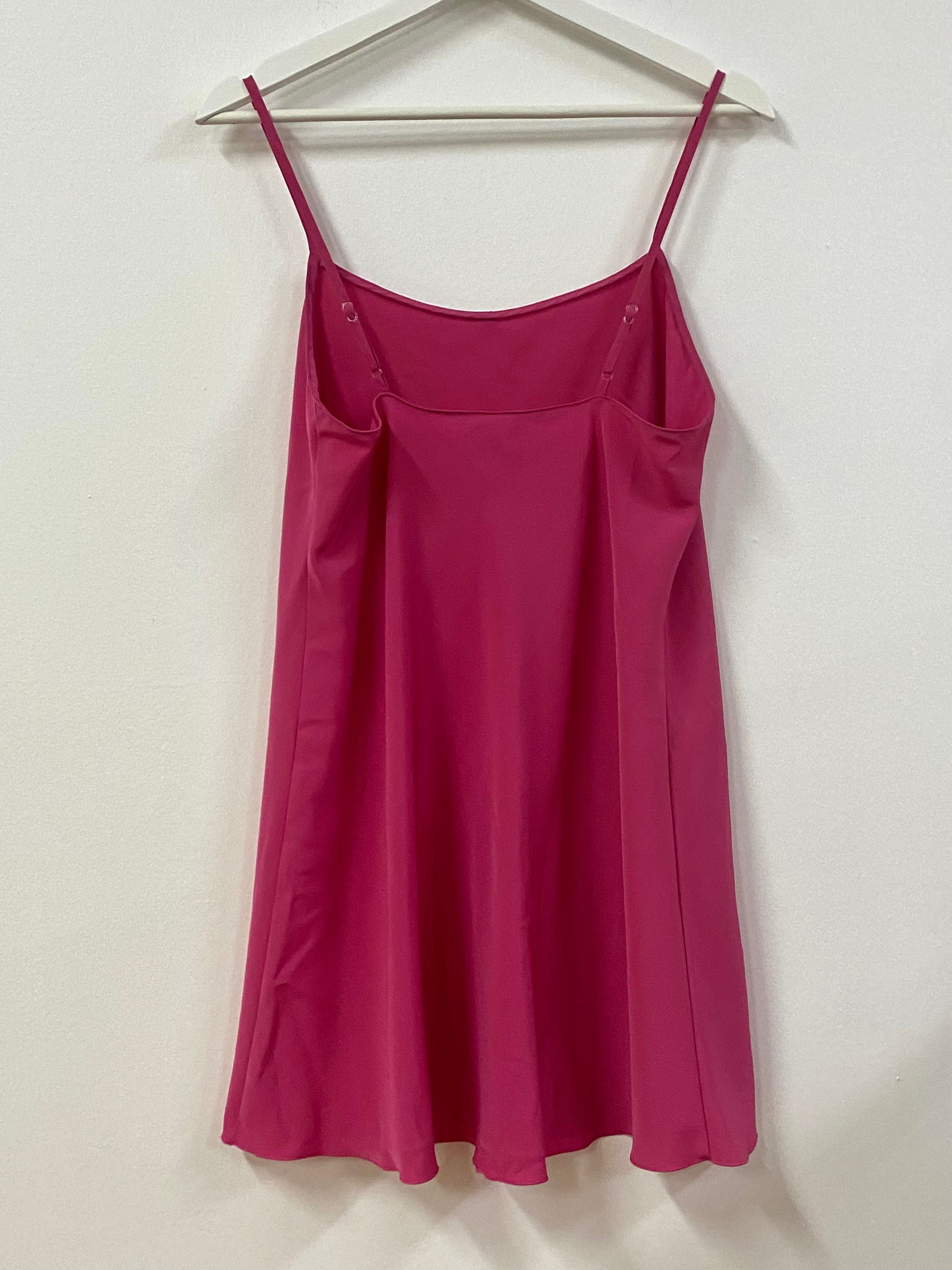 Magenta Nylon Slip