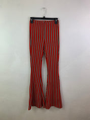 Stripped stretch flair jeans