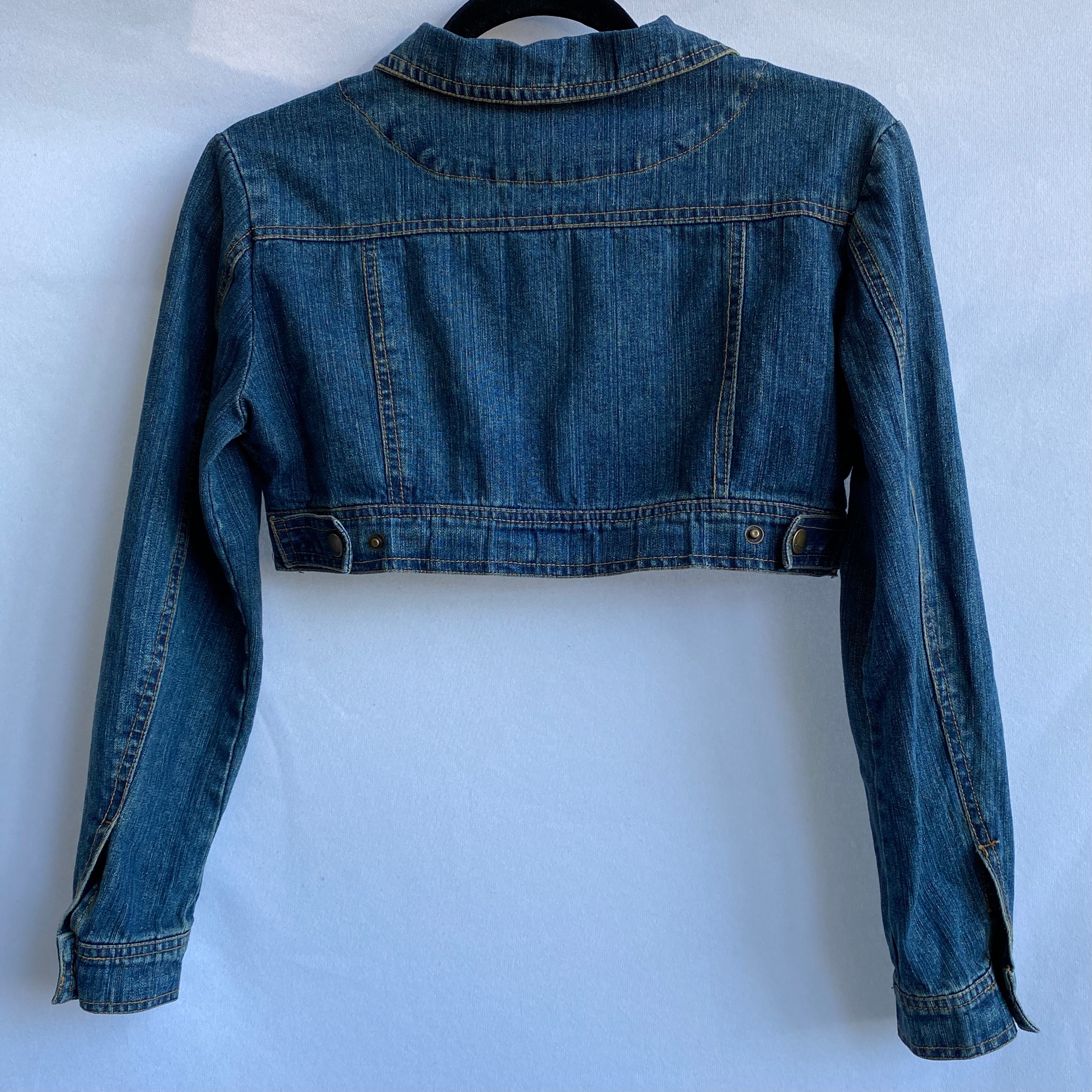 Super cropped denim jacket