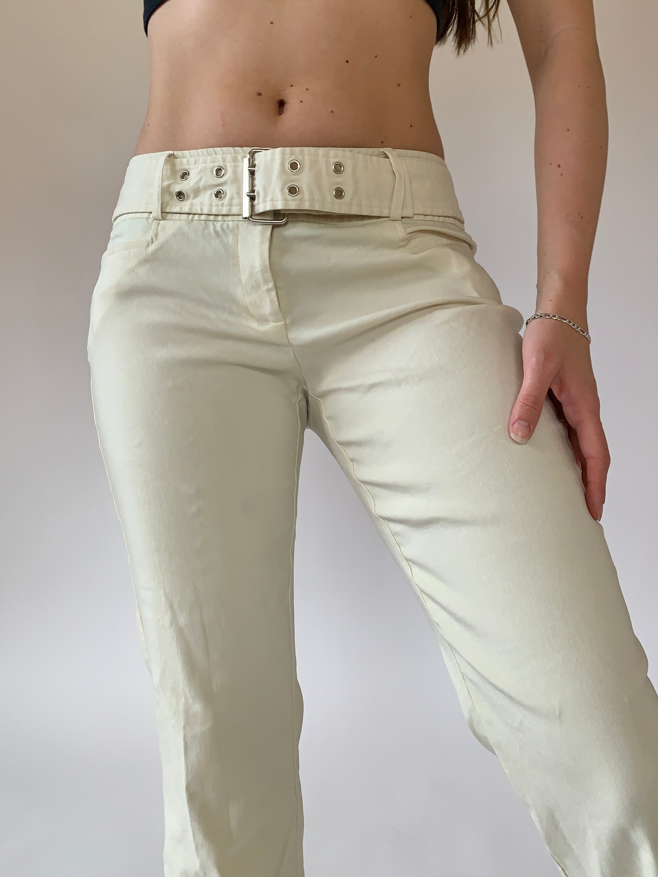 Y2K Belted Trousers