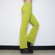 Miss Sixty Chartreuse Pants (S-M) 