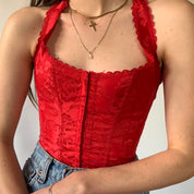 Y2K Halter Corset