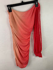 Peachy one shoulder mini