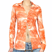 Vintage orange blouse