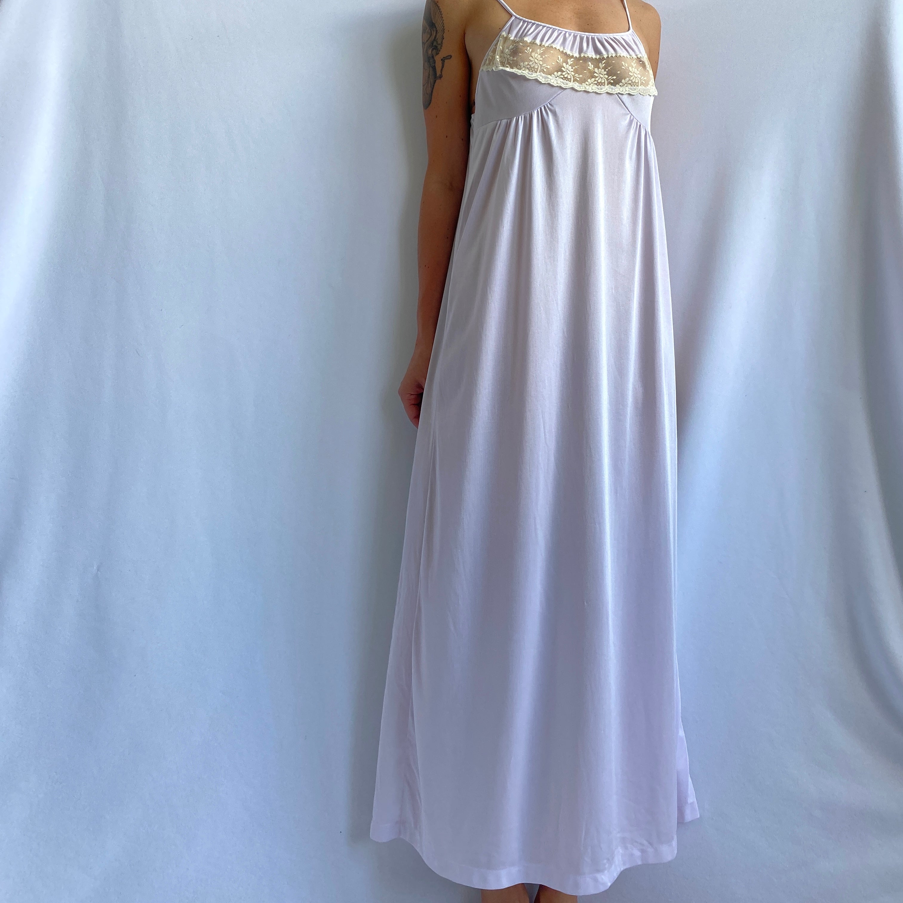lavender maxi slip