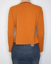 Italian Orange Cardigan (Medium) 