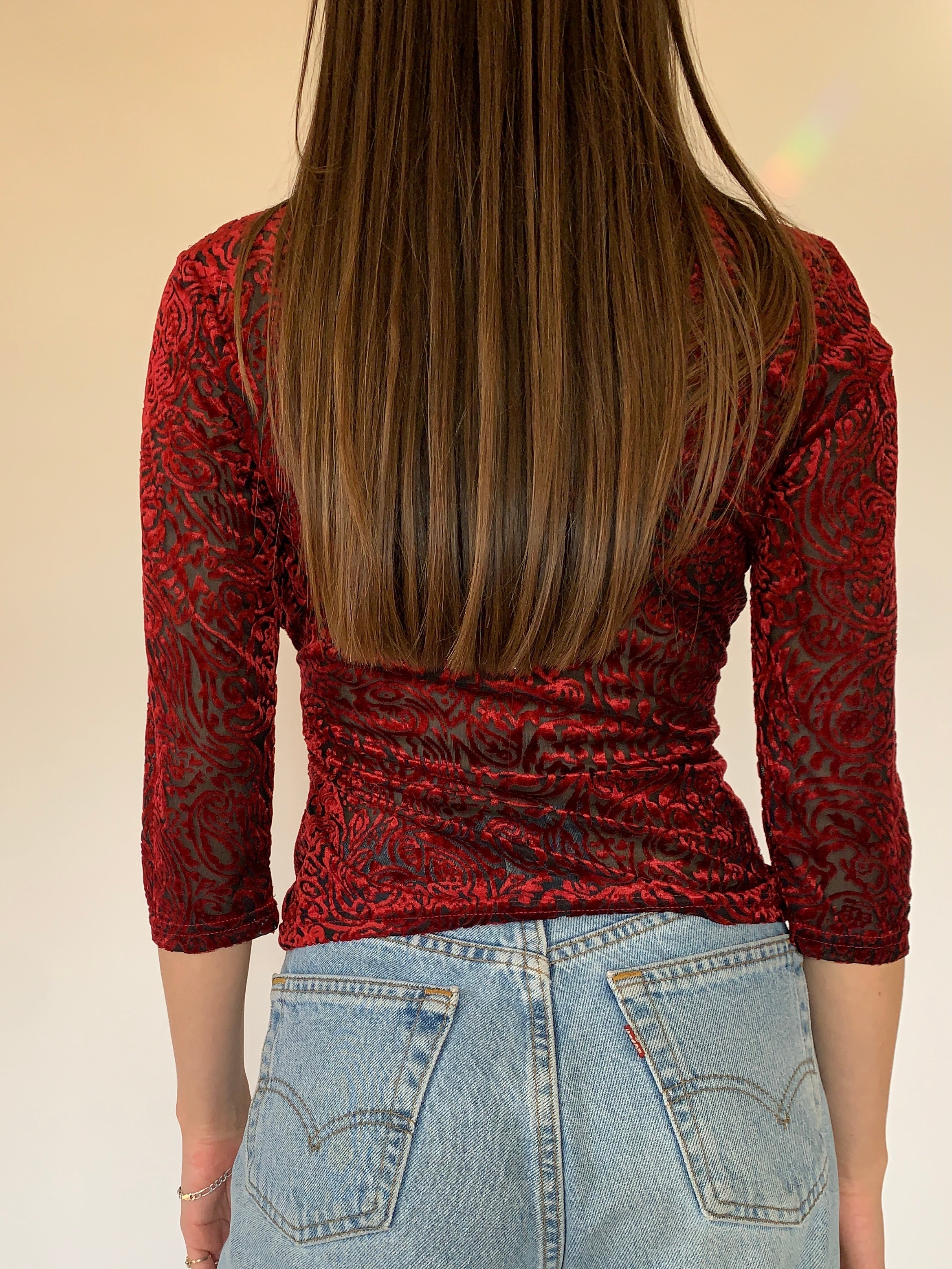 Vintage 1990s Mesh Top