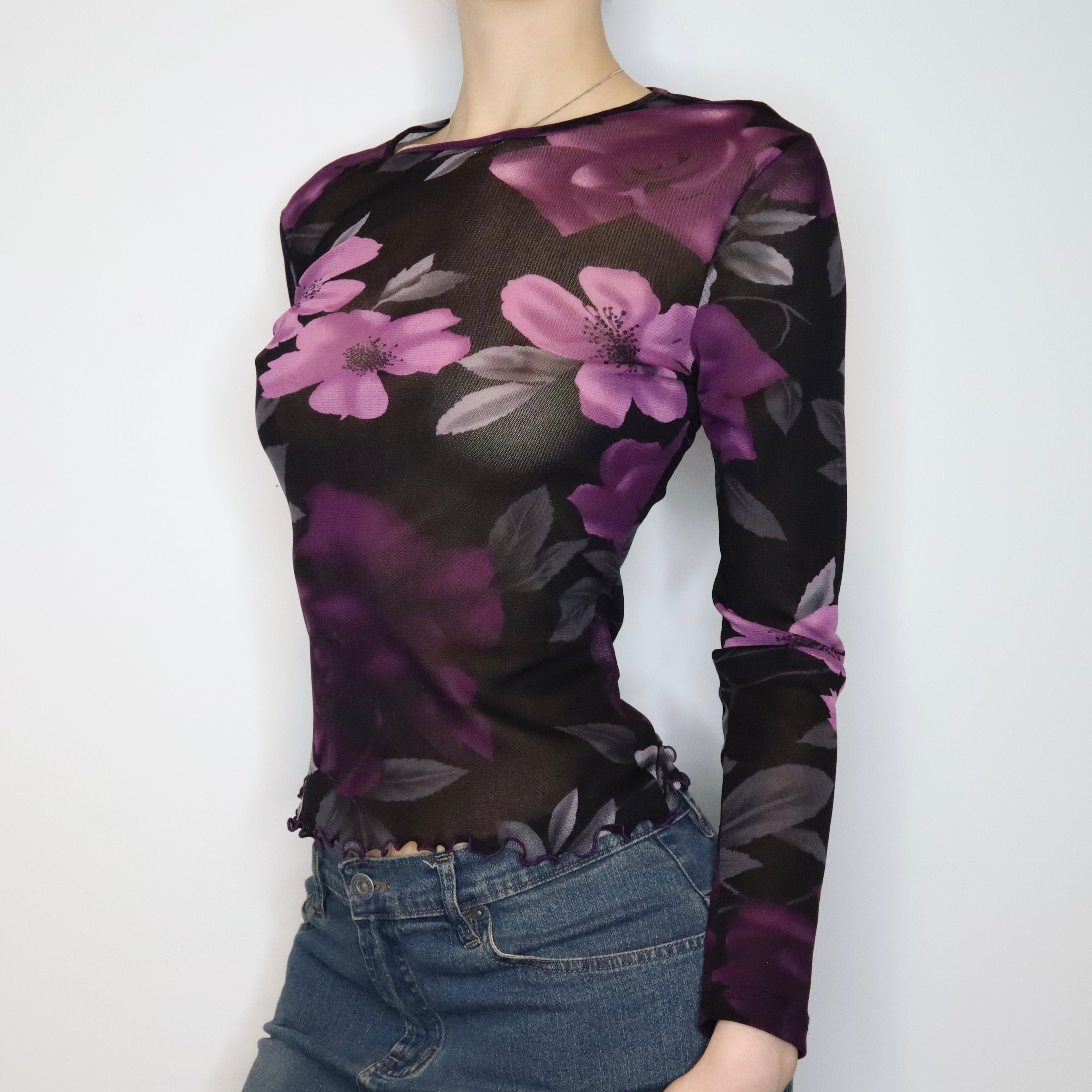 Graphic Mesh Long Sleeve (Medium) 